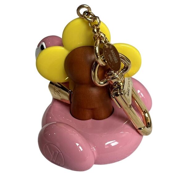 Louis Vuitton Porto Clé Vivienne Flamingo Bag Charm Float Ice Keychain M00668 - Picture 2 of 8